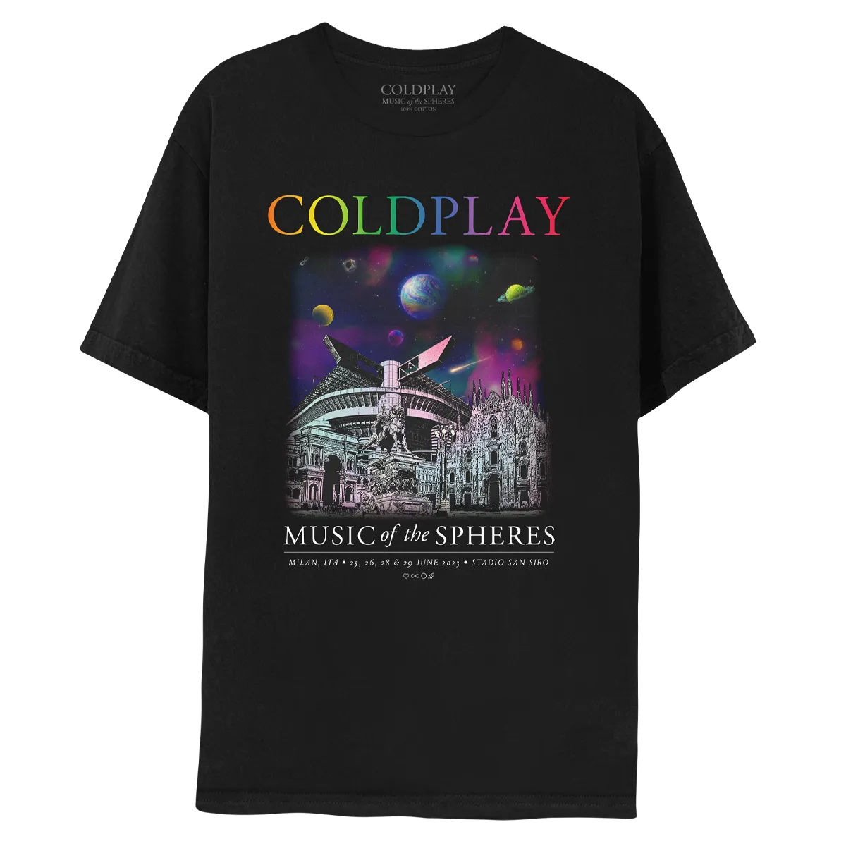 2023 MILAN MUSIC OF THE SPHERES Limited Edition TOUR TEE