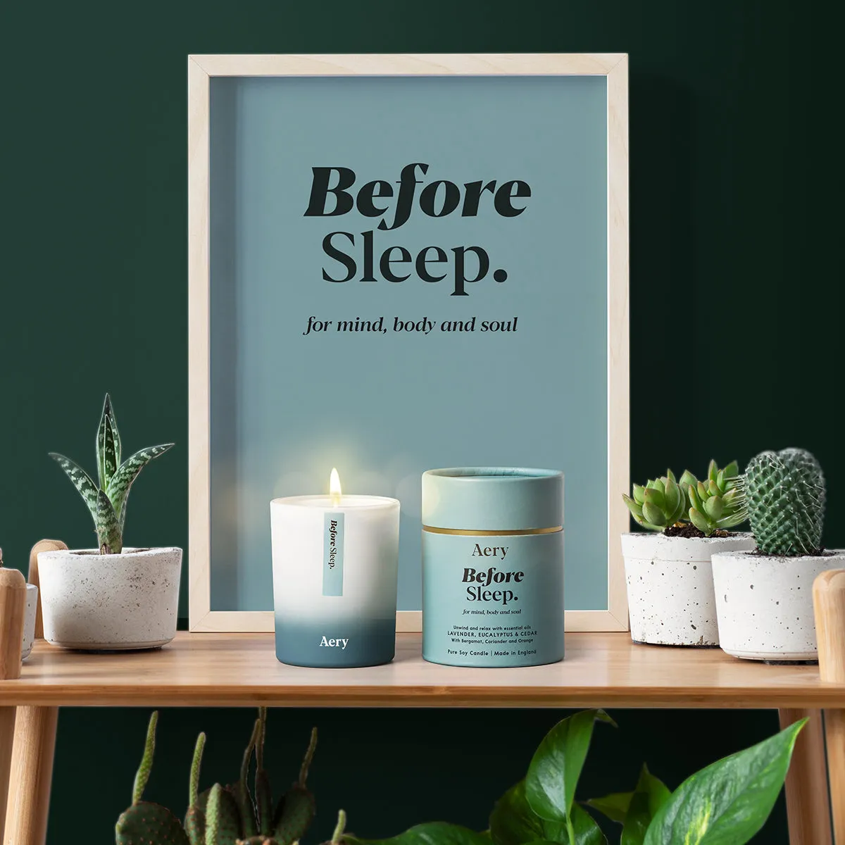 AERY LIVING Aromatherapy 200g Soy Candle Before Sleep