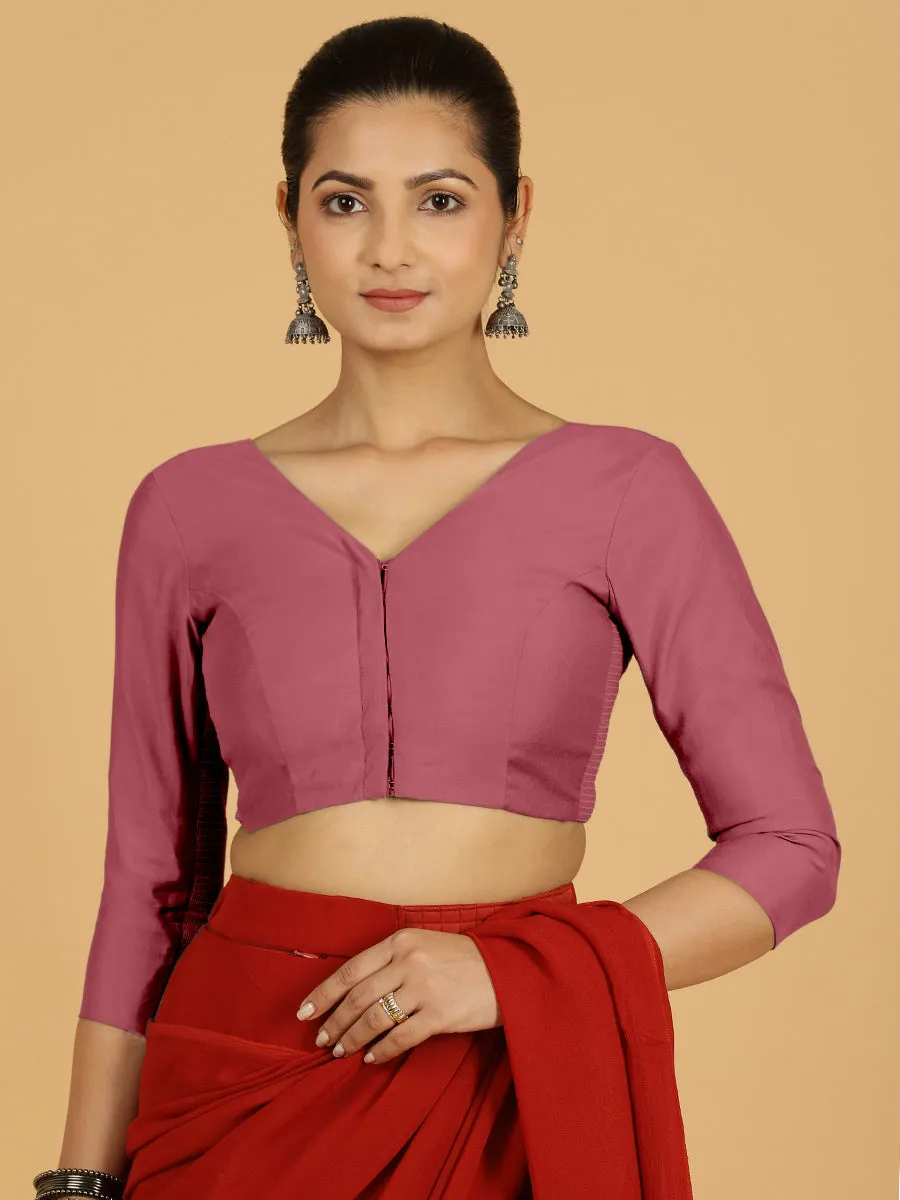 Alia x Rozaana |  Saree Blouse in Rose Pink