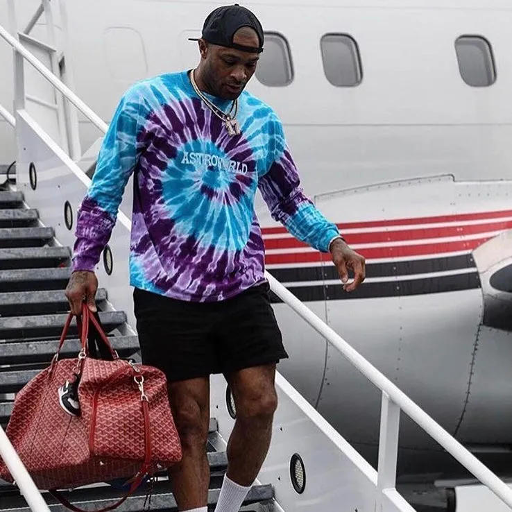 Astroworld Tour Tie-Dye Long Sleeve Tee