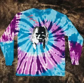 Astroworld Tour Tie-Dye Long Sleeve Tee