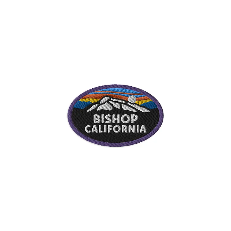 Bishop California Oval Patch