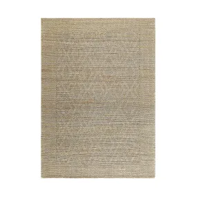 Cambria Wool and Jute Handwoven Patterned Rectangular Rug