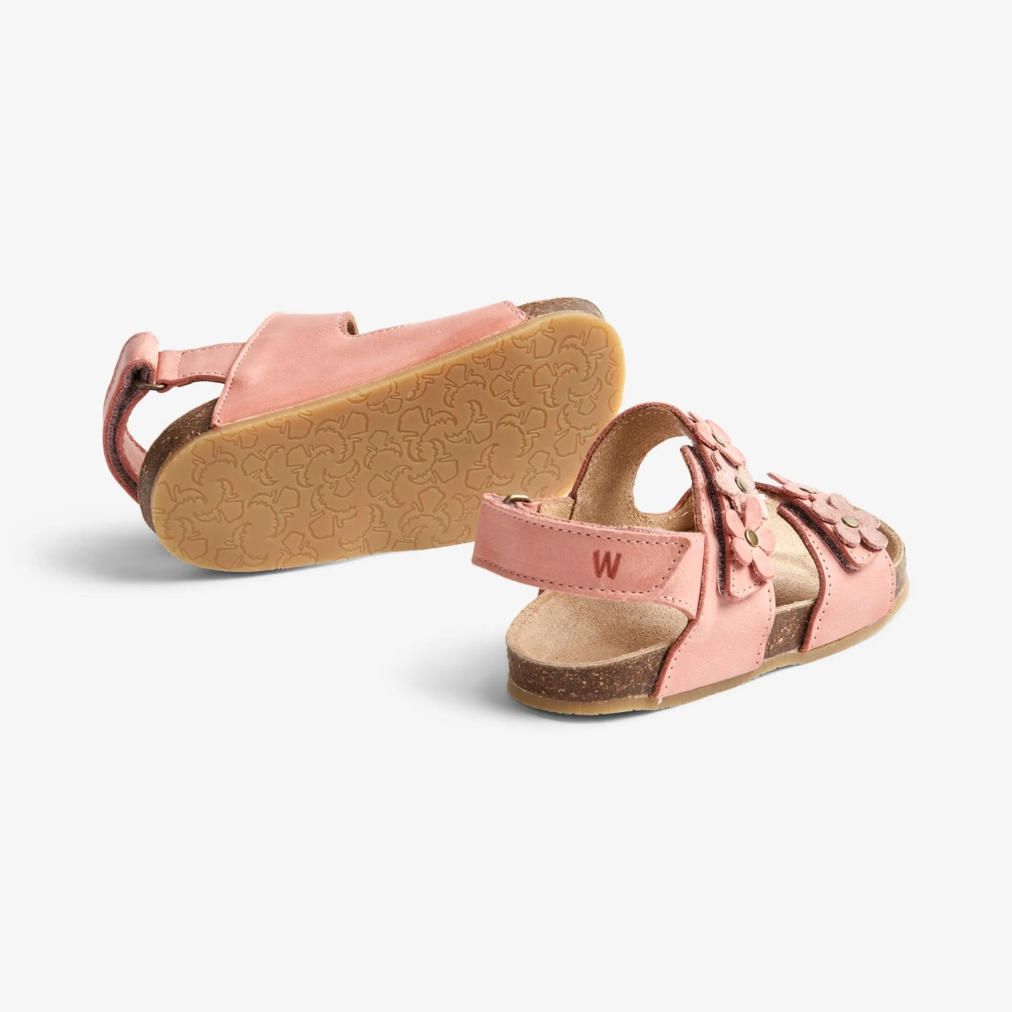 Clare Flower Sandal - rose