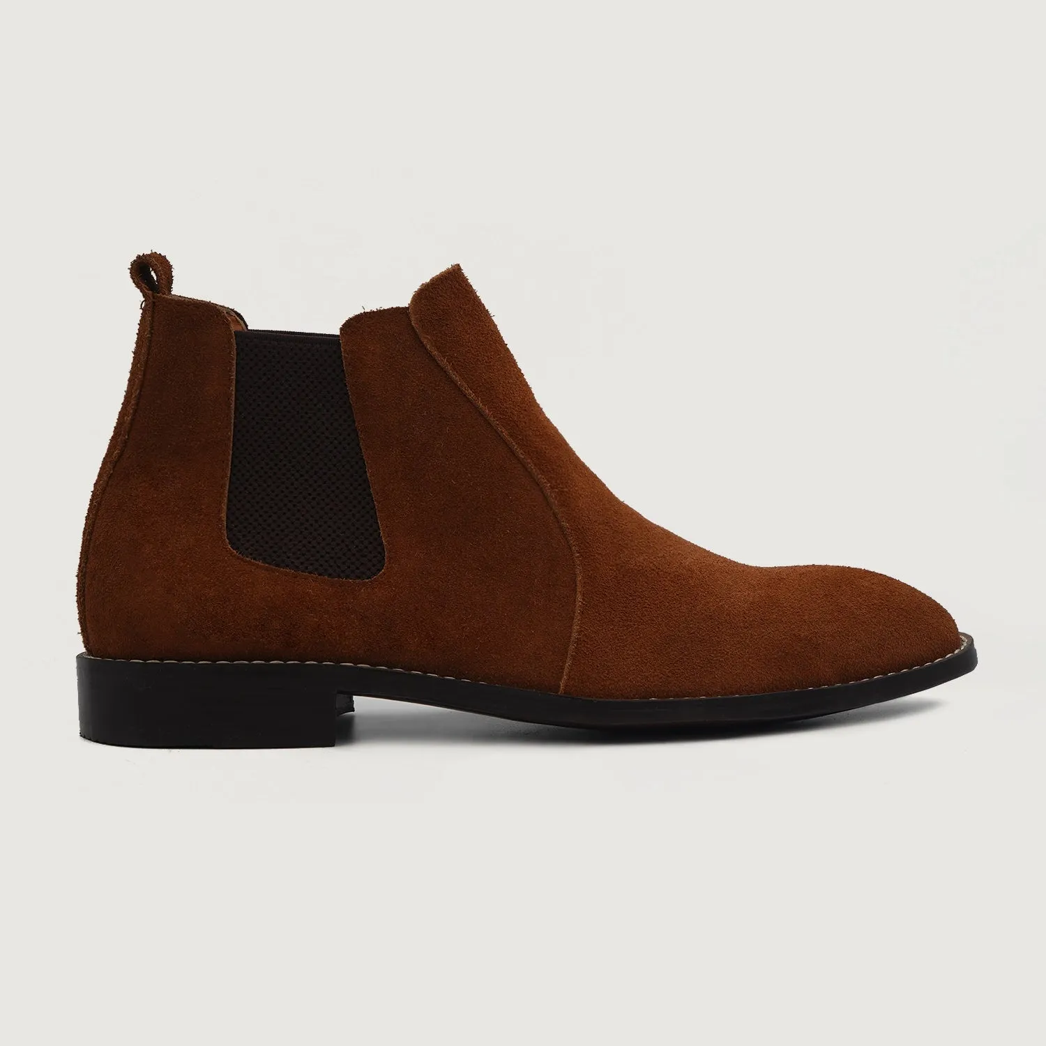 Clarkson Chelsea Brown Suede Leather Boots