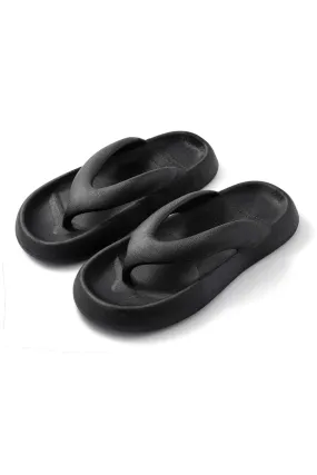 Classic Black Comfort Flip-Flops