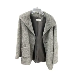 Coat Wool By Clothes Mentor In Grey, Size: 10