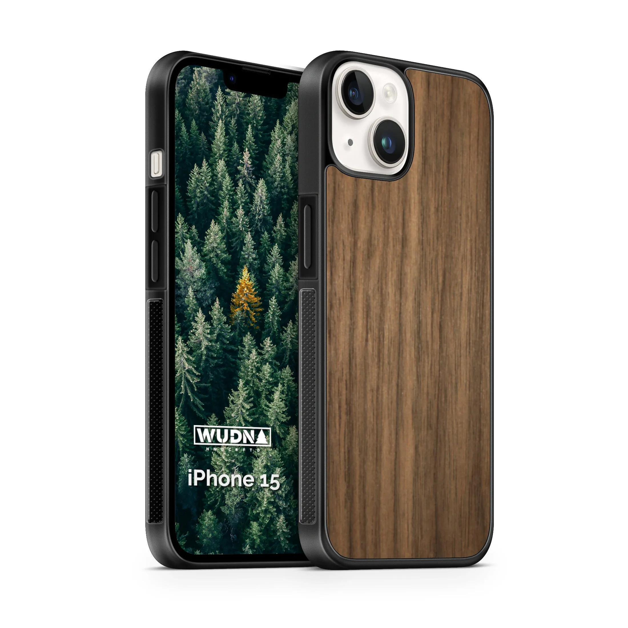 Custom Wood iPhone 15 Case 6.1"