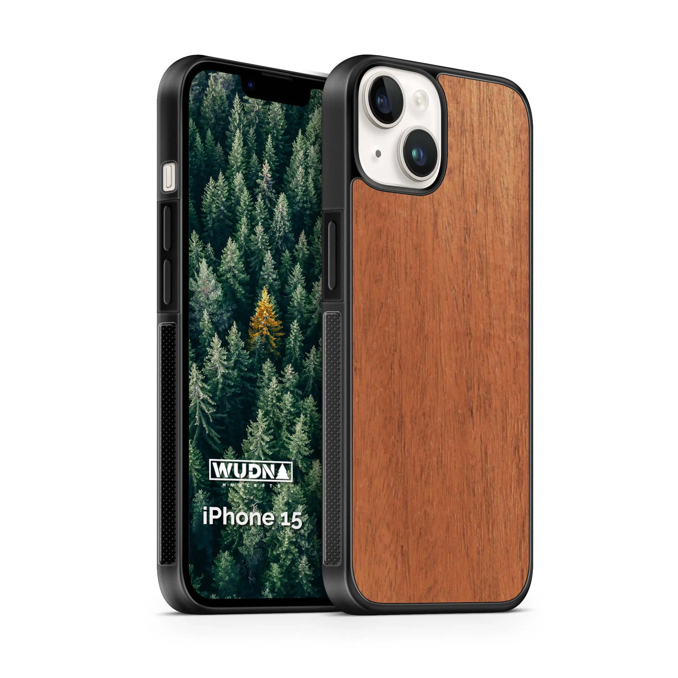 Custom Wood iPhone 15 Case 6.1"