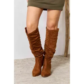 East Lion Corp Block Heel Knee High Boots