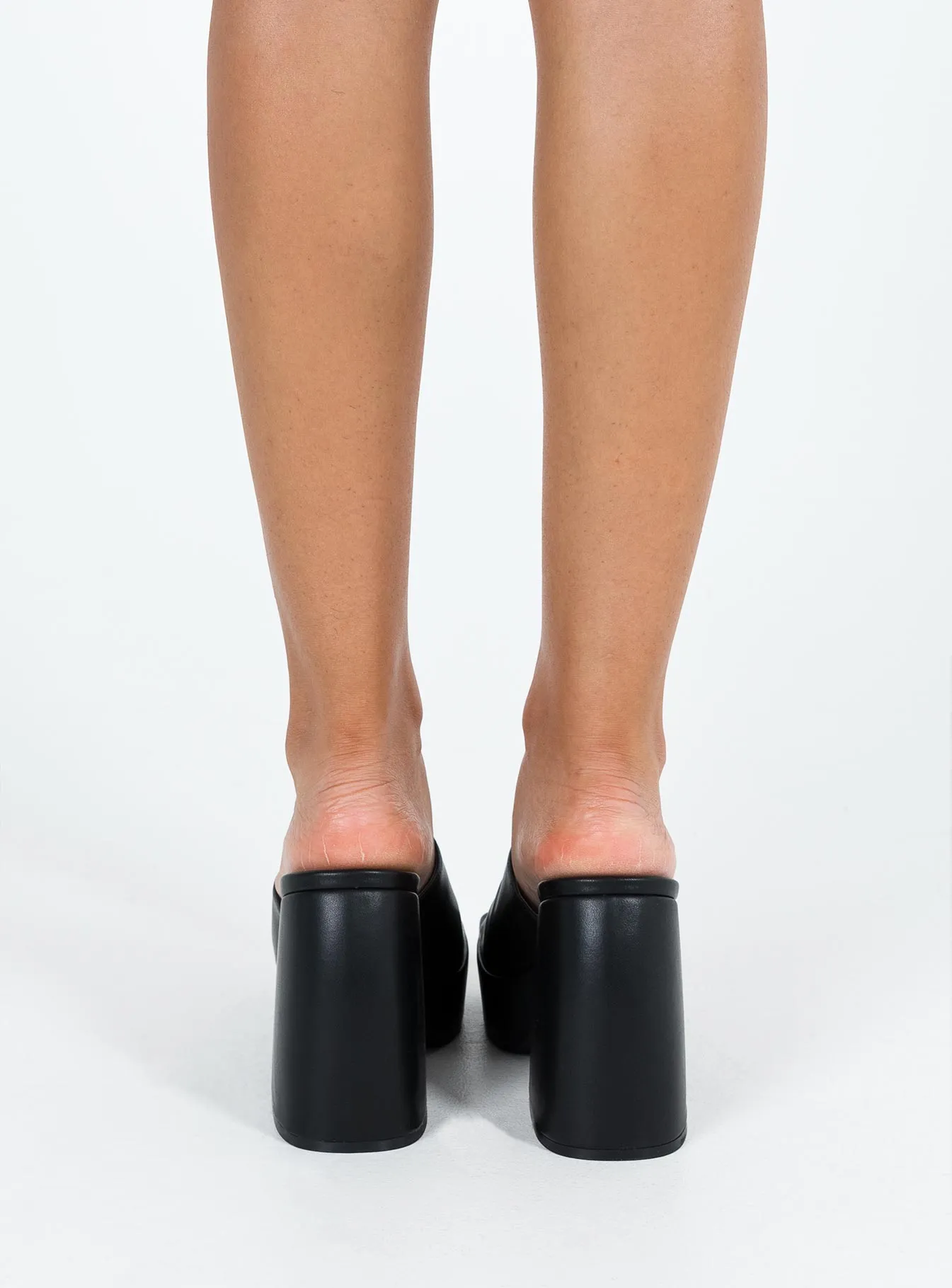 Hazel Platform Heels Black