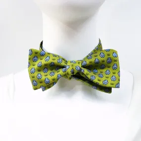 Hermes Silk Bow Tie Unisex Noeud Papillon - Hippos