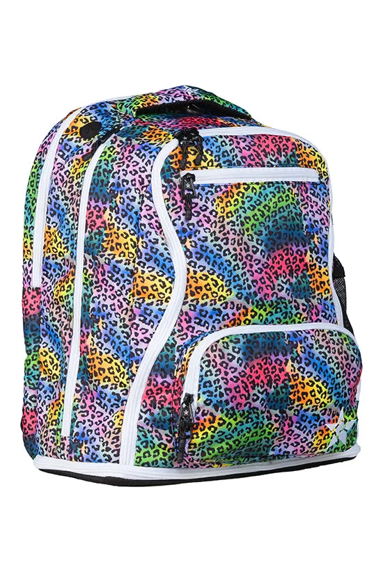 Limited Edition Rainbow Jungle Rebel Dream Bag Plus with White Zipper