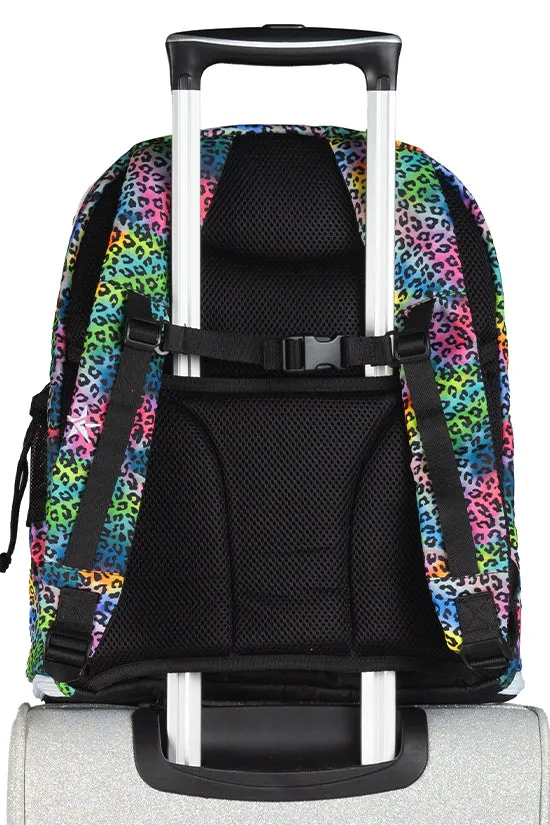 Limited Edition Rainbow Jungle Rebel Dream Bag Plus with White Zipper