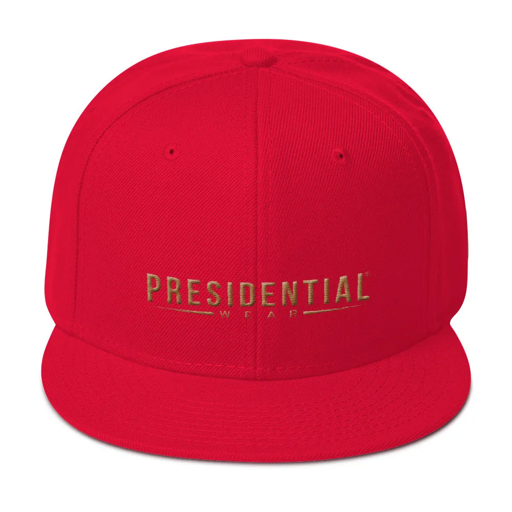 Presidential Wear Gold Snapback Hat