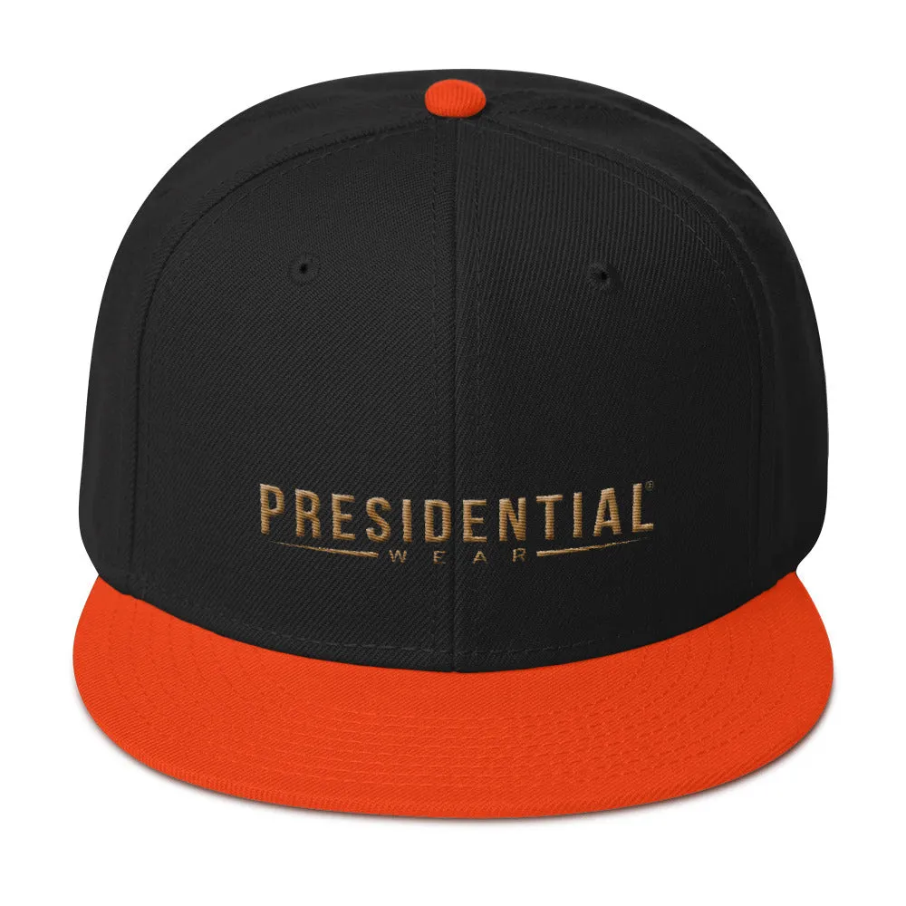 Presidential Wear Gold Snapback Hat