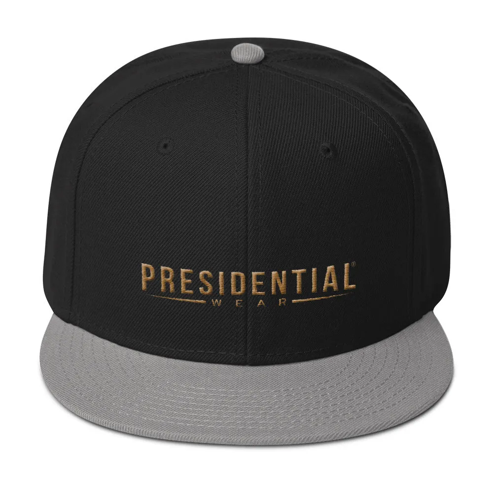 Presidential Wear Gold Snapback Hat