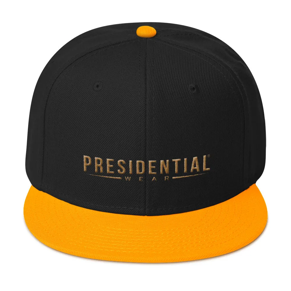 Presidential Wear Gold Snapback Hat