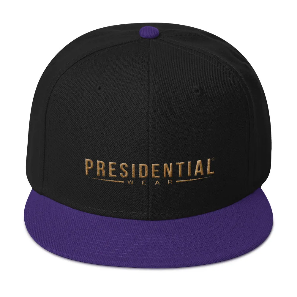 Presidential Wear Gold Snapback Hat