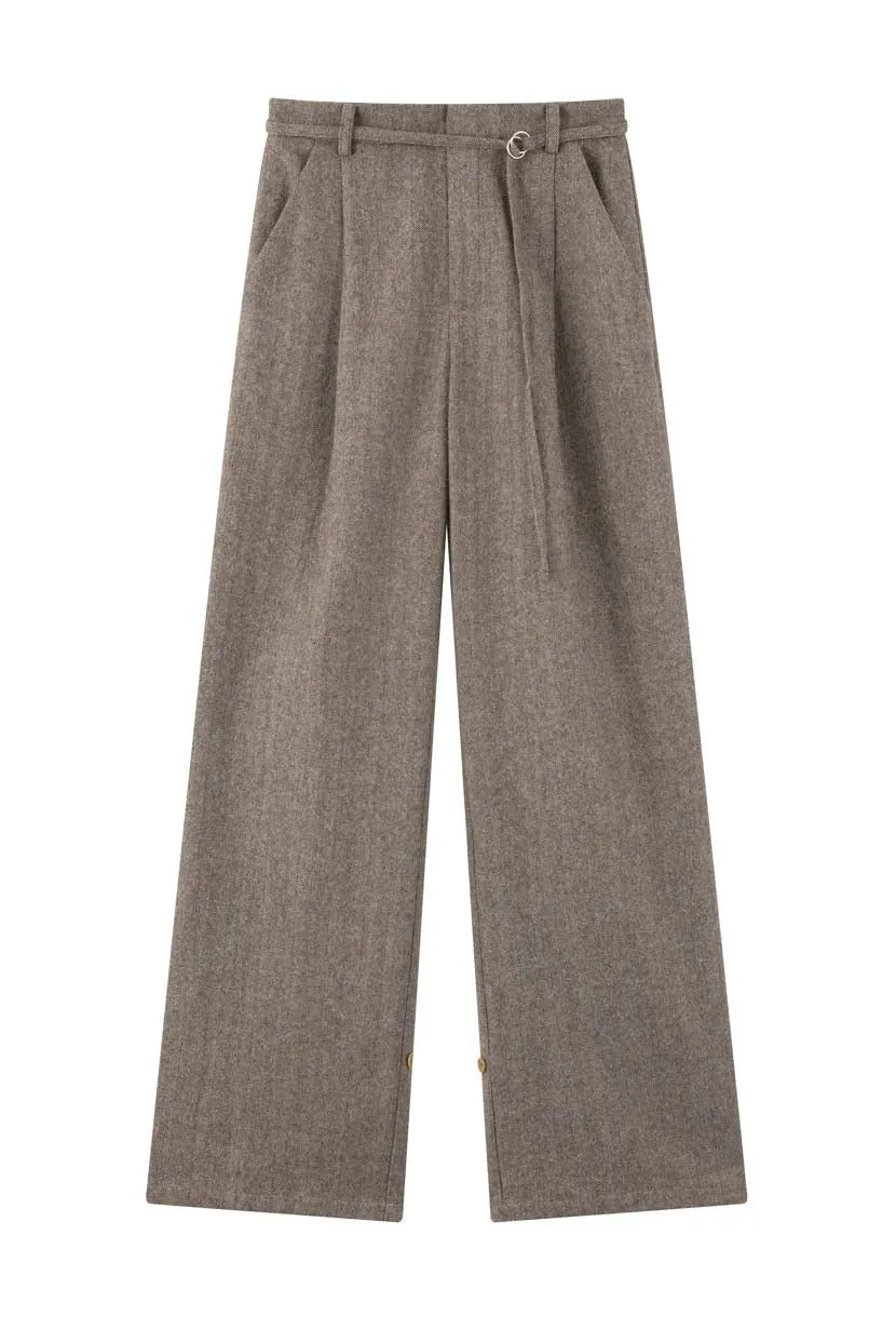 Silas Wool Pants - Oatmeal