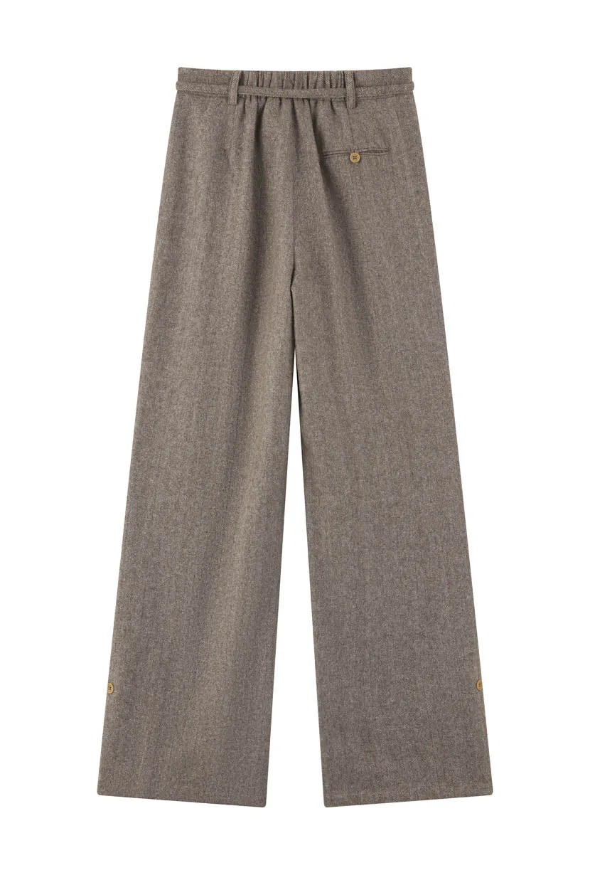 Silas Wool Pants - Oatmeal