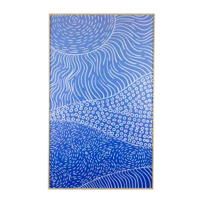 Sky Fall - 60 x 100cm Outdoor UV Wall Art with Beech Aluminium Frame