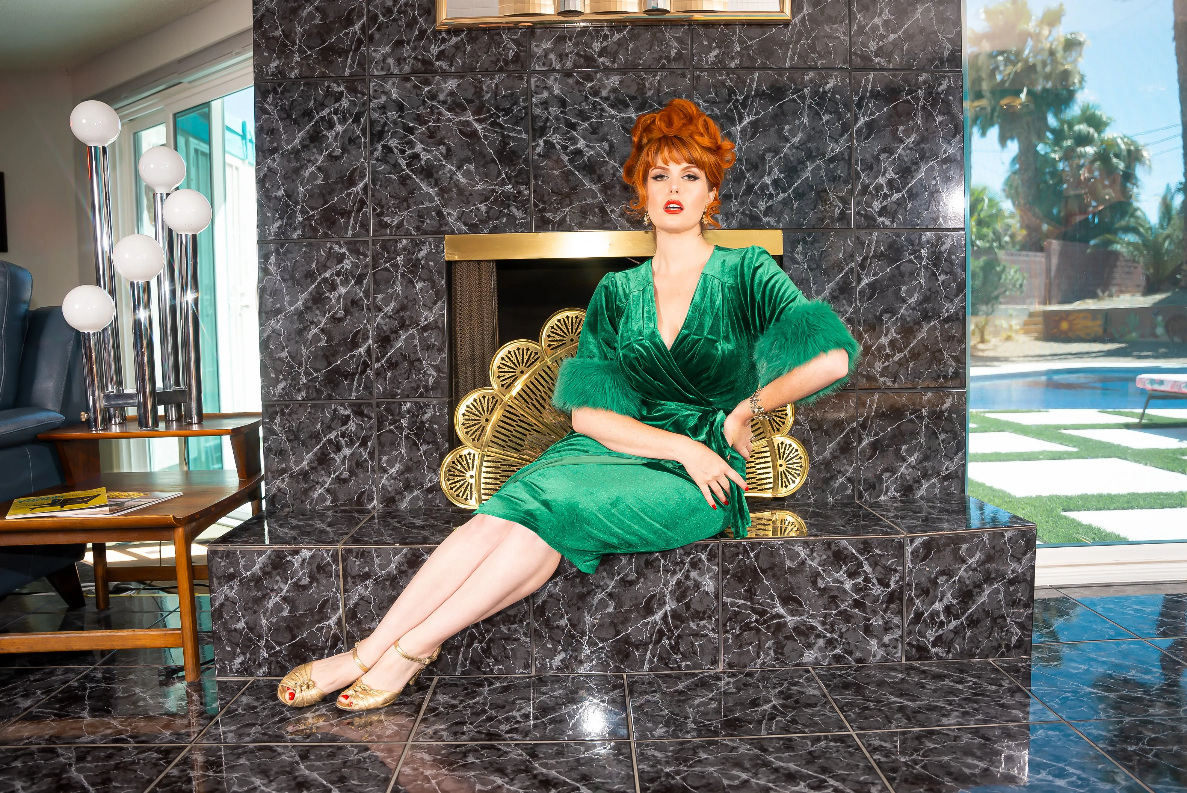 The 5th Avenue Dress in Green