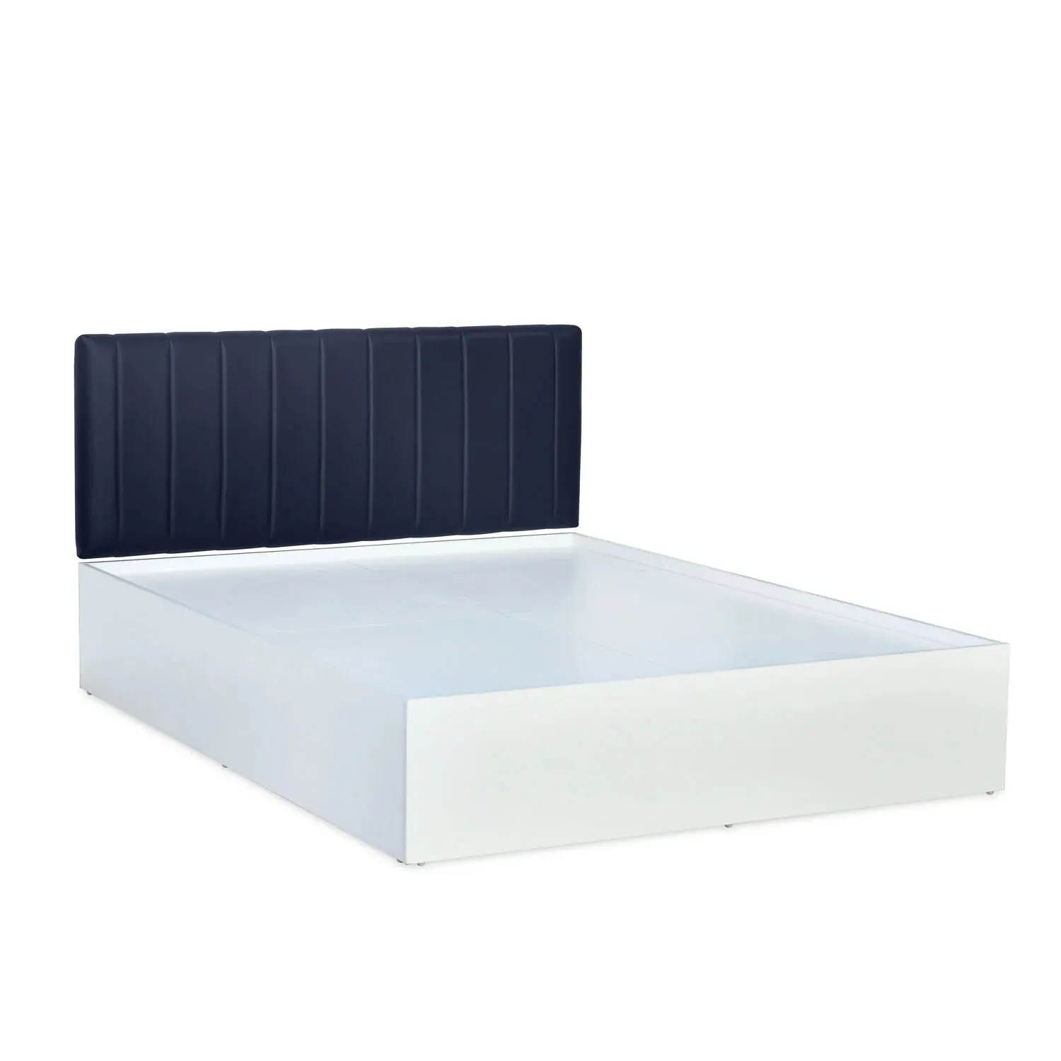 Uniline Plus Upholstered Bed with Storage In PU Polish